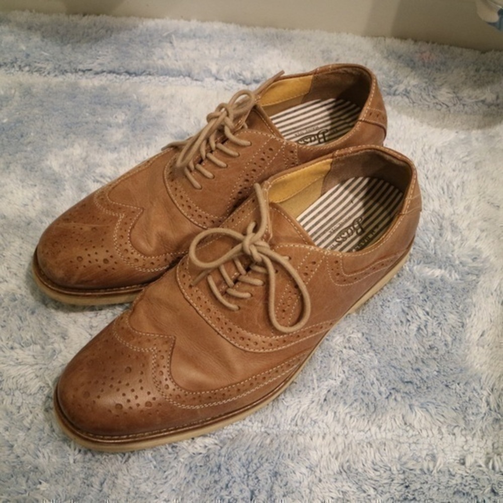 GH Bass Beige Men Loafers 10.5